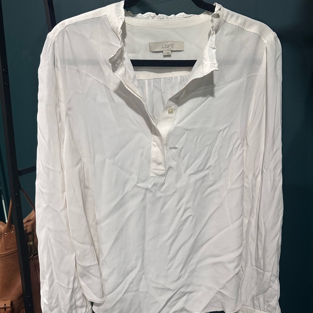 LOFT White Blouse